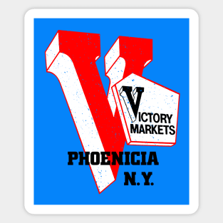 Victory Market Former Phoenicia NY Grocery Store Logo Sticker